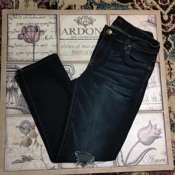 Kut From The Kloth Dark Wash Mid Rise Skinny Jeans - Picture 5 of 10